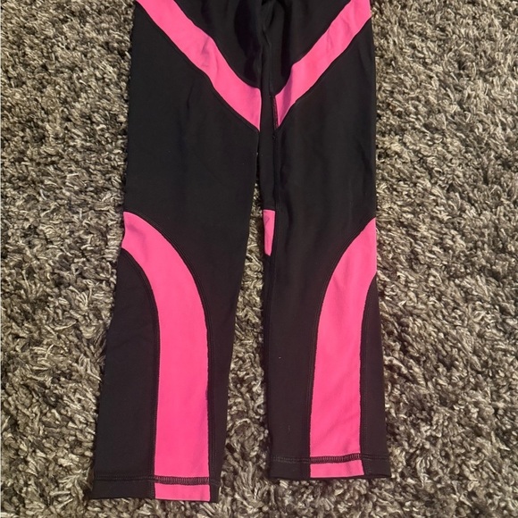 Victoria's Secret Pants - Victoria's Secret Black and Pink Sport Leggings